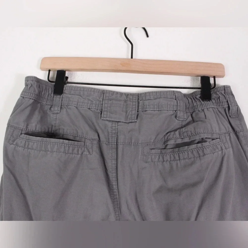 C&A Canda Straight Leg Convertible Pants Men's 33x32 Gray‎ Cargo Workwear
